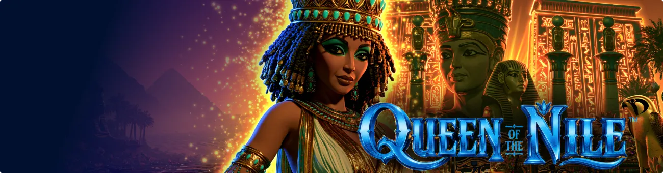 Queen of the nile slot Banner 1